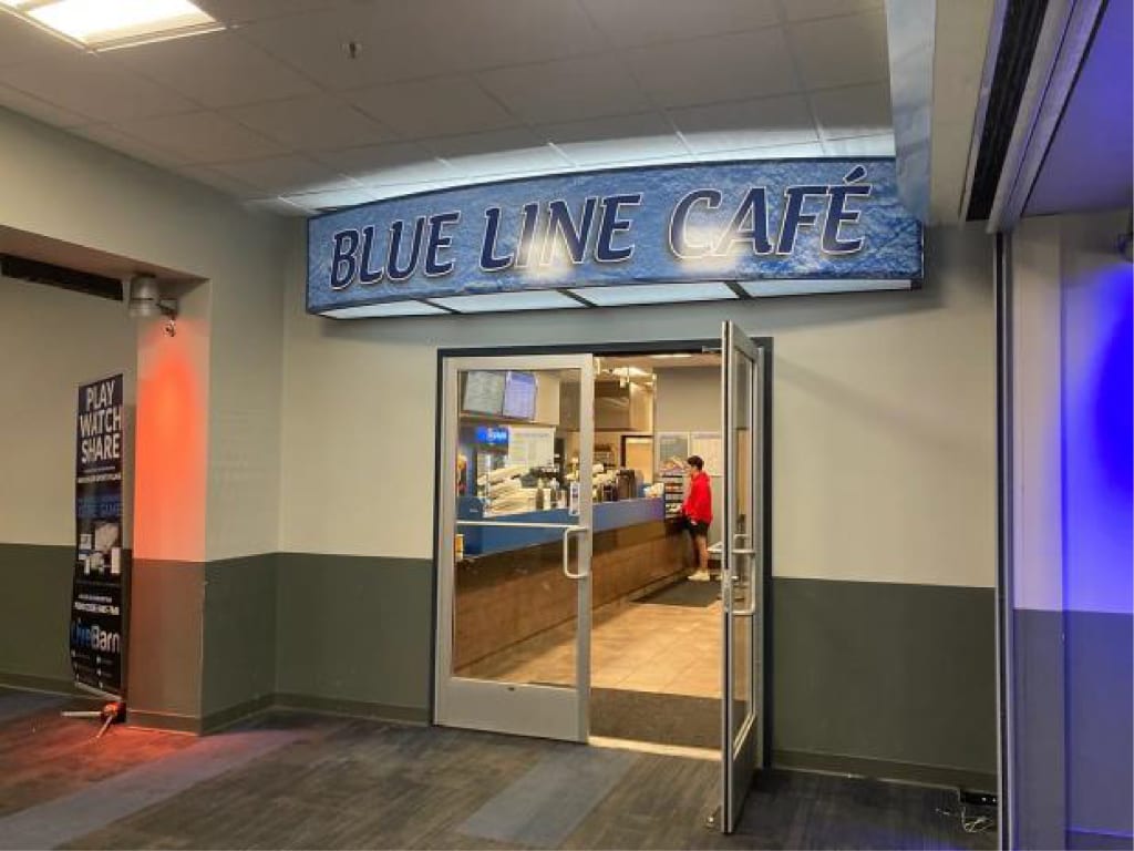 Blue Line Cafe at NESV